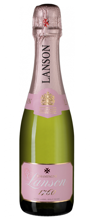 Lanson Rose Label Brut Rose, 0.375 л.