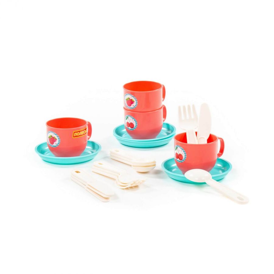 Набор детской посуды "Минутка" на 4 персоны (V3) (20 элементов) (в сеточке)