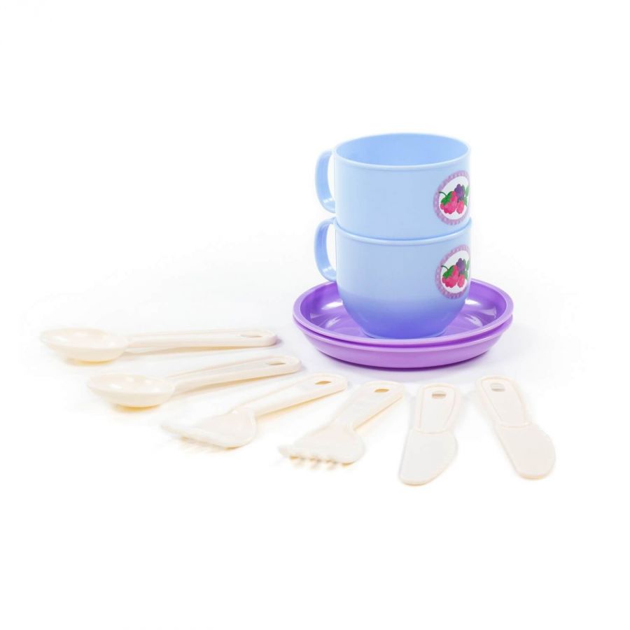 Набор детской посуды "Минутка" на 2 персоны (V1) (10 элементов) (в сеточке)