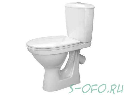 Унитаз-компакт Оскольская керамика Персона Стандарт с откидным окрашенным поручнем