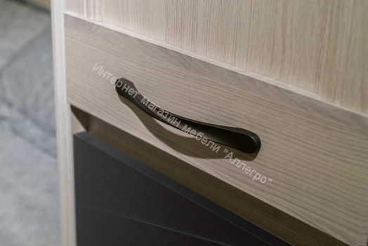 Тумба 45.13 Лиана, Ясень анкор светлый/Ясень графит/Патина