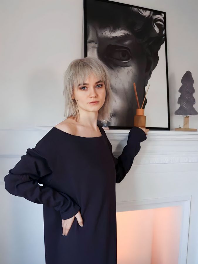 Платье Nebbia бесшовное графит