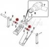 Втулка в тягу ковша (поз-4) [JRV0593] для JCB JS220 (200, 210) 