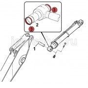 Уплотнение в ушко штока г/цилиндра рукояти [LAU0130] для JCB JS260 