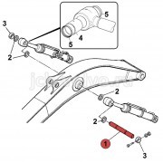 Палец в ушко штока г/цилиндра стрелы и в стрелу [KBV0734] для JCB JS260 