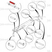 Втулка в основание стрелы [808/00398] для погрузчика JCB 531-70 