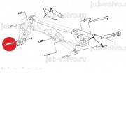 Уплотнение на палец в оголовок стрелы [813/00427A] для погрузчика JCB 535-125 