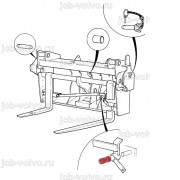 Втулки механизма быстросъема [831/00035] для погрузчика JCB 540-140 