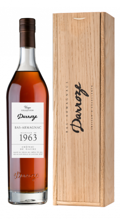 Bas-Armagnac Darroze Unique Collection Chateau de Gaube a Perquie 1963, 0.7 л., 1963 г.