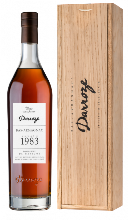 Bas-Armagnac Darroze Unique Collection Domaine de Barigos au Freche 1983, 0.7 л., 1983 г.