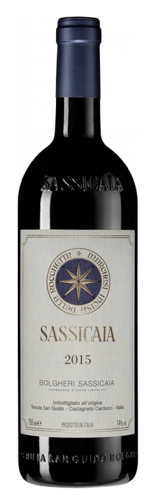 Sassicaia, 0.75 л., 2015 г.