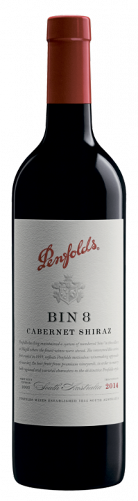 Penfolds Bin 8 Cabernet Shiraz, 0.75 л., 2016 г.