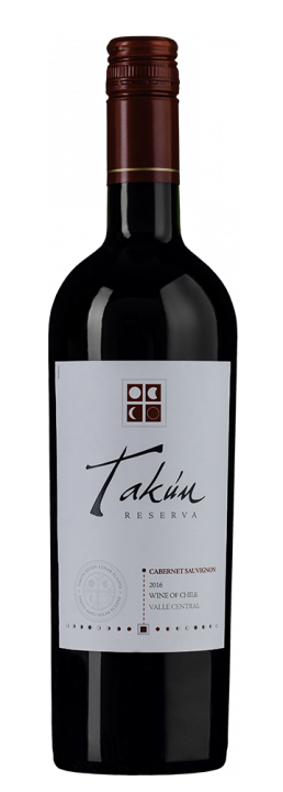 Takun Cabernet Sauvignon Reserva, 0.75 л., 2016 г.