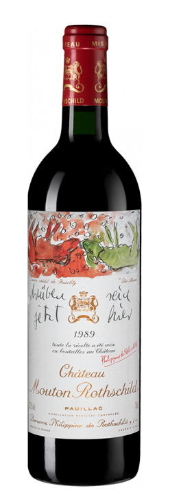 Chateau Mouton Rothschild, 0.75 л., 1989 г.