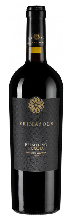 Primasole Primitivo, 0.75 л., 2017 г.