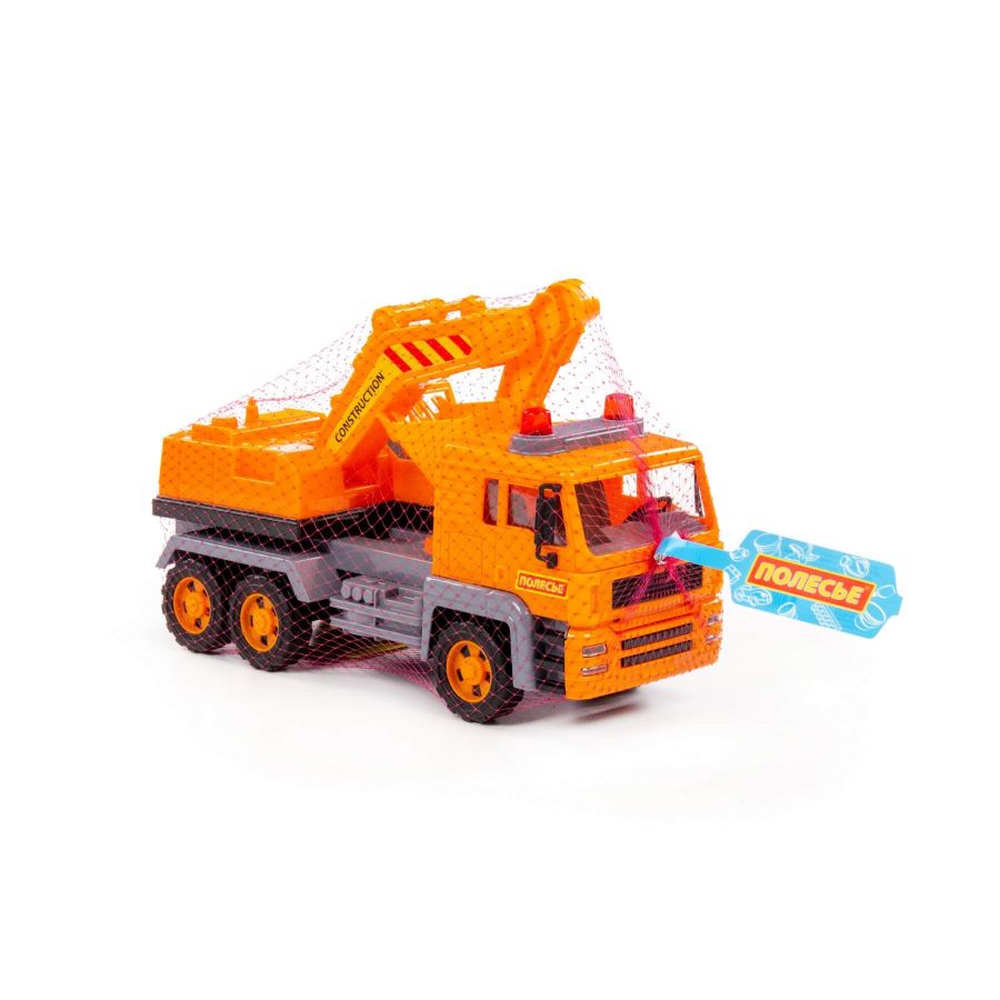 "Алмаз", автомобиль-экскаватор инерционный (в сеточке)