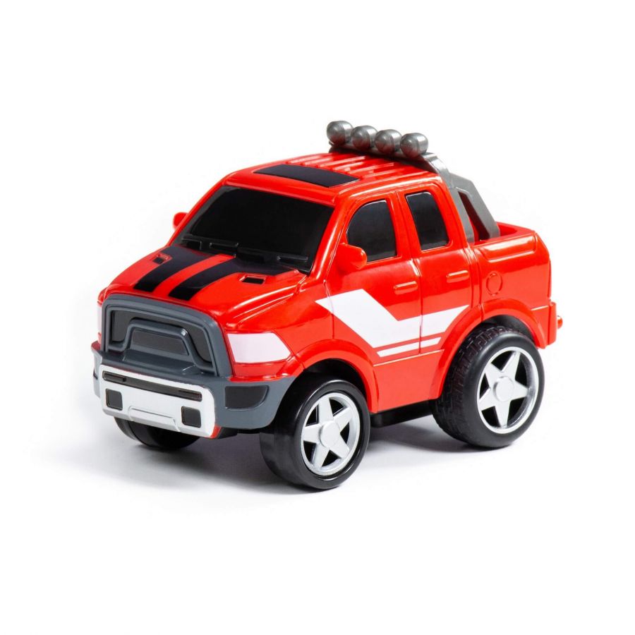 "Крутой Вираж", автомобиль гоночный №4 инерционный (в пакете)