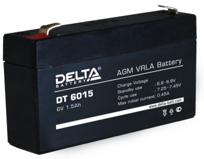 Аккумулятор Delta DT 6015