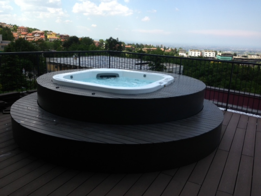 Спа бассейн Jacuzzi Delfi Pro Sound 190х190 схема 4