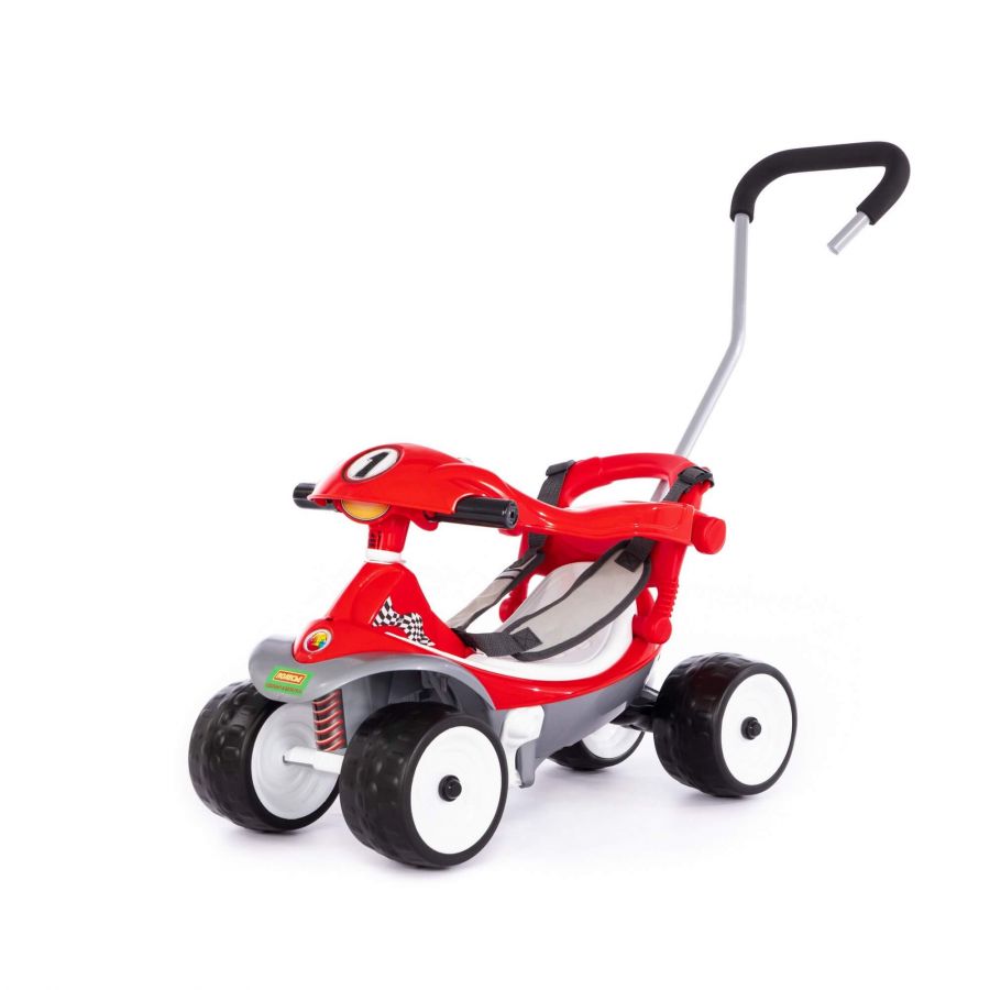 Каталка "Трансформер №2" с игровой панелью, ручкой и ремешком