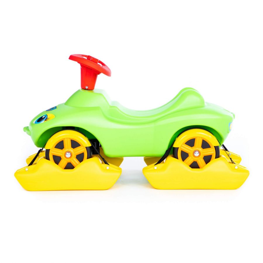 Каталка "Мой любимый автомобиль" со звуковым сигналом многофункциональная (зелёная)