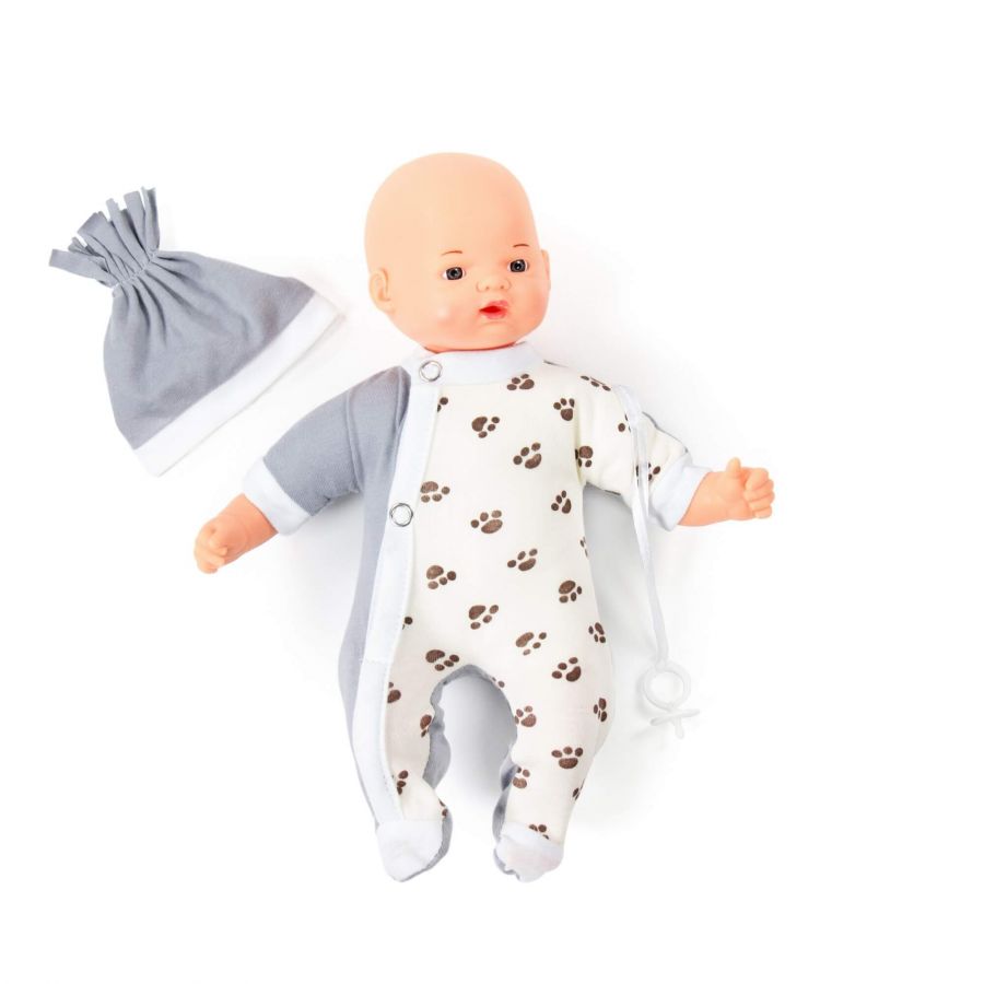 Пупс мягконабивной "Милый" (28 см) с соской (в пакете)