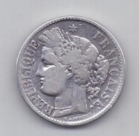2 франка 1871 года Редкость Франция