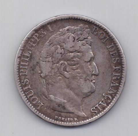 5 франков 1831 года D Редкий тип Франция