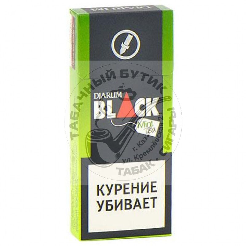 Кретек Djarum Black Mint (Зеленый чай) 10 штук.