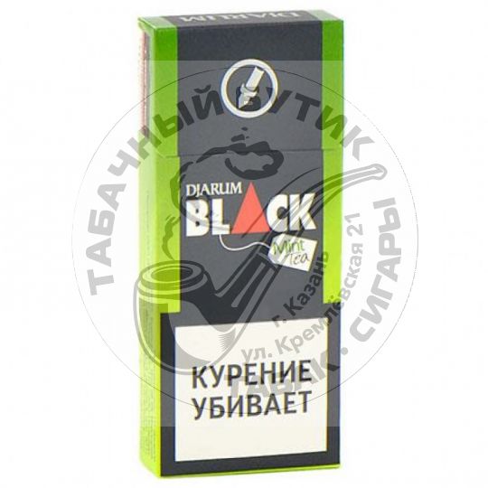 Кретек Djarum Black Mint (Зеленый чай) 10 штук.