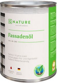 Масло для Фасадов Gnature 285 Fassadenol 0.75л 2531 Серебристо-Синий Металлик для Наружных Работ.