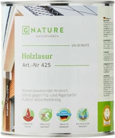 Масло-Лазурь для Дерева Gnature 425 Holzschutz Ol-Lasur 10л 3014 Серо-Сизый для Защиты и Окраски Деревянных Фасадов Внутри и Снаружи.