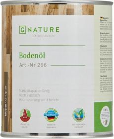 Масло для Пола Gnature 266 Boden Ol 0.75л Износоустойчивое.