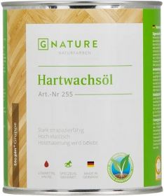 Масло с Твердым Воском Gnature 255 Hartwachsol 0.375л Износоустойчивое для Пола по Дереву