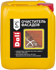 Очиститель Фасадов Dali 5л Универсальный, Бесцветный для Внутренних и Наружных Работ / Дали.