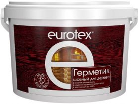 Герметик Шовный Eurotex 6кг Белый для Срубов Акриловый / Евротекс.