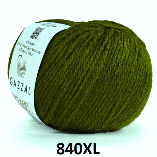 Пряжа BABY WOOL XL Gazzal (GBWXL)