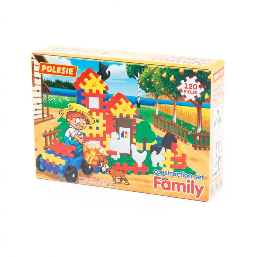 Конструктор "Семья" (120 элементов) (в коробке)