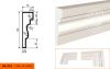 Фасадный Молдинг Lepninaplast  МВ-120/2  В120хШ35хД2000 мм / Лепнинапласт.