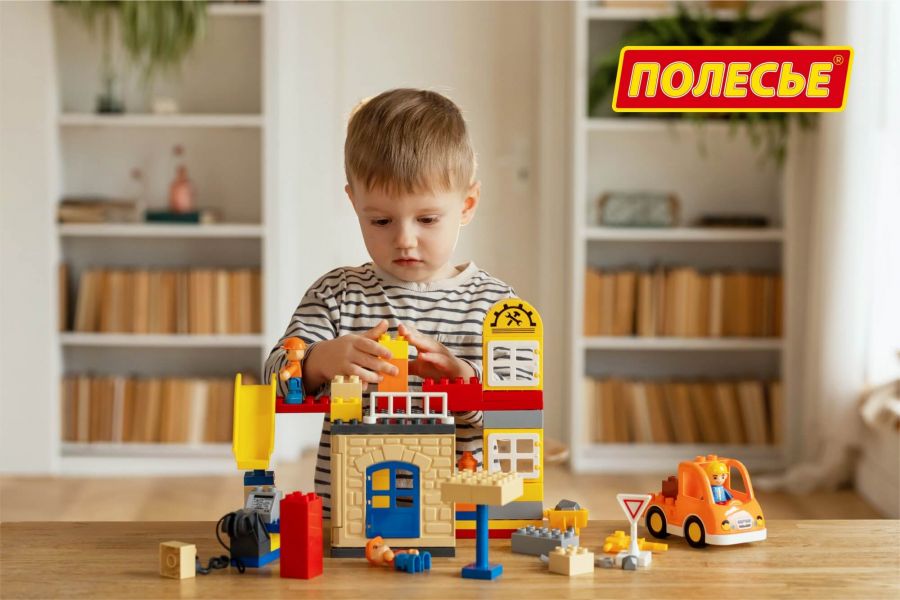 Конструктор "Макси" - "Строительная фирма" (66 элементов) (в коробке)