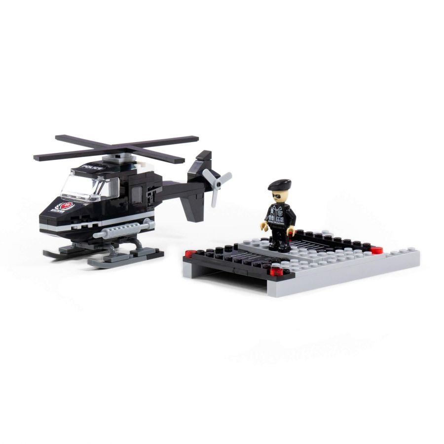 Конструктор "Классик" "Город. Полиция-1.7" (102 элемента) (в коробке)