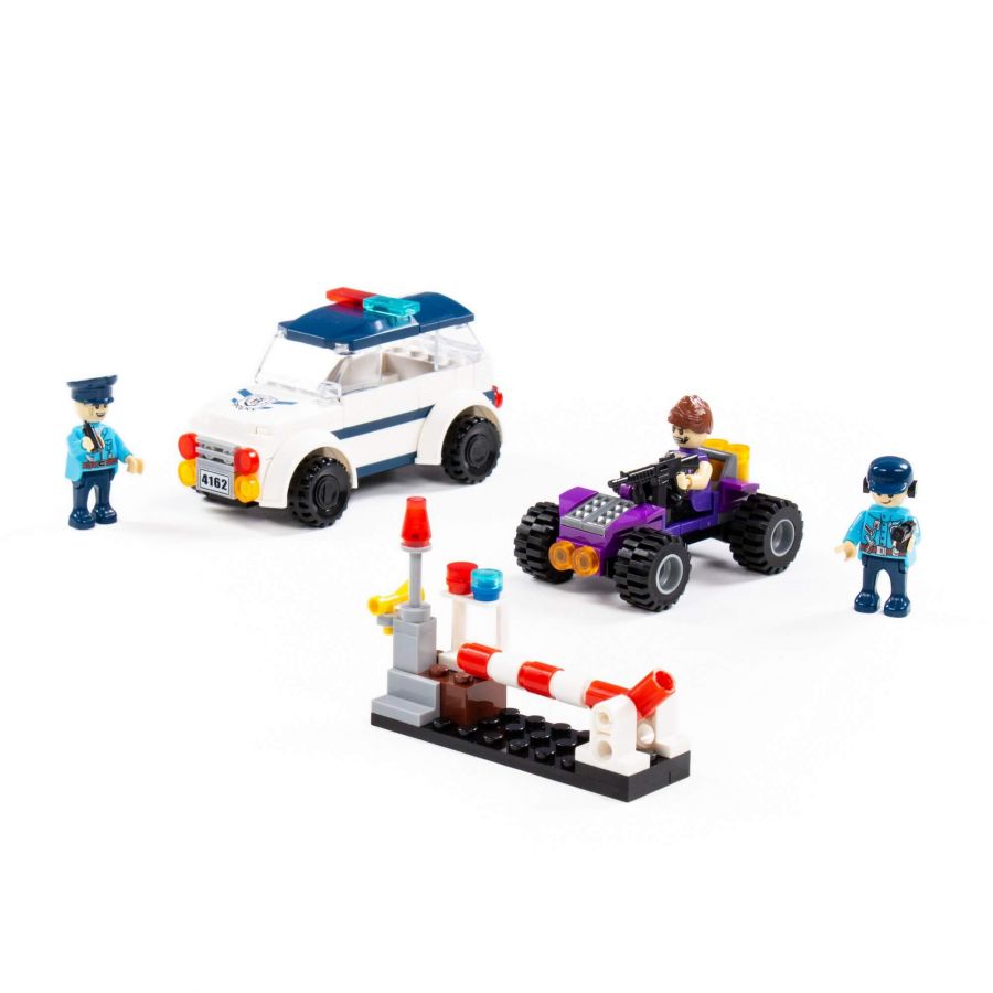 Конструктор "Классик" "Город. Полиция-3" (177 элементов) (в коробке)