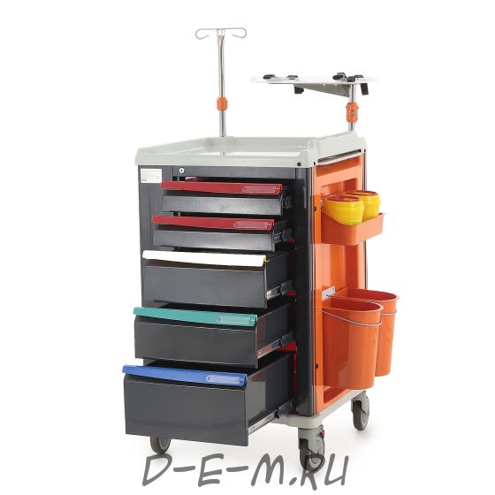 Тележка медицинская MedMos РЕТ02 (ТМ-006АН-00)