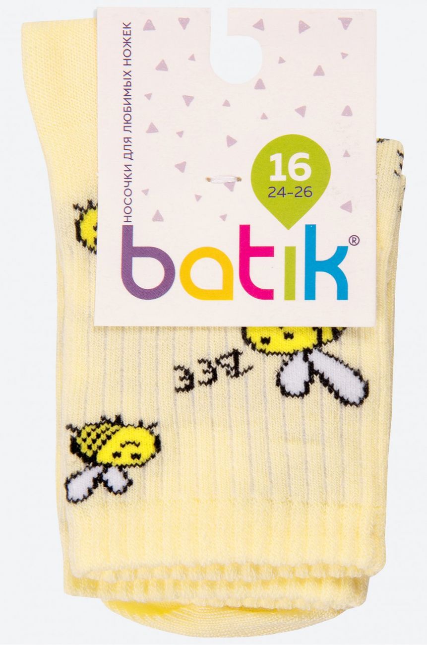 Носки для девочки Batik размер 18 (длина стопы 16,2-18, 3 см)