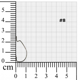 Крючок офсетный "WIDE RANGE WORM BS-2315" Уп. (10 шт.) Корея