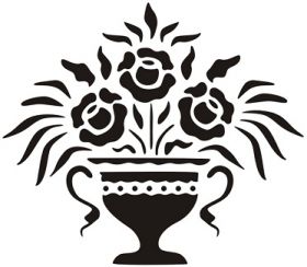 Трафарет Виниловый Stmdecor КАМПАНУЛА HW-219 300*400*0.4 мм.