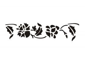 Трафарет Виниловый Stmdecor ВЬЮНОК YX-063 120*400*0.4 мм.