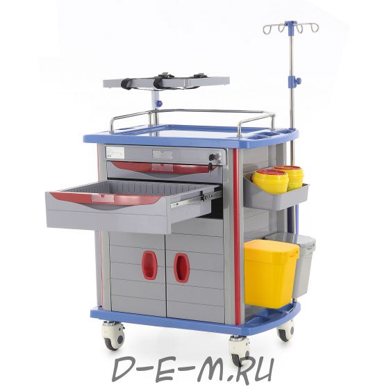 Тележка медицинская MedMos ЕТ850-02 (ТМ-021АН-00)