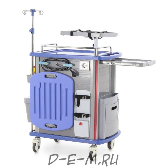 Тележка медицинская MedMos ЕТ850-02 (ТМ-021АН-00)