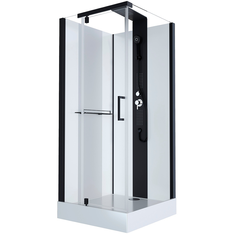 Изображение Душевая кабина Black&White Galaxy G8702 90x90 8702900 с гидромассажем